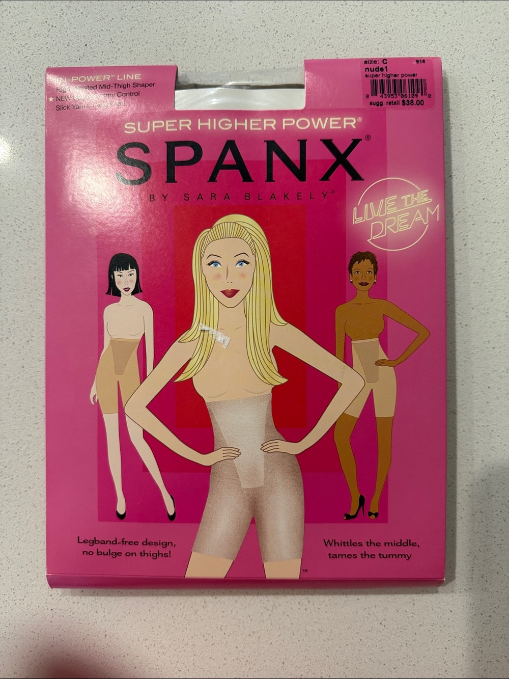 SPANX Super Higher Power Shaper Nude Size C